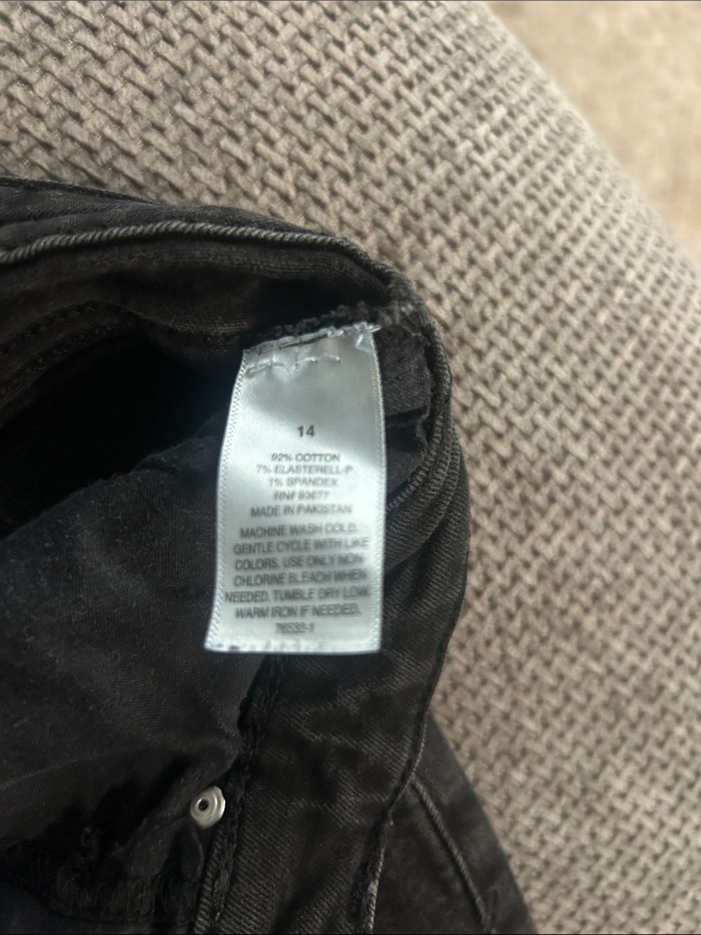 a.n.a A New Approach Women’s Size 14 Mid Rise Skinny Black Stretch Jeans - Picture 5 of 12